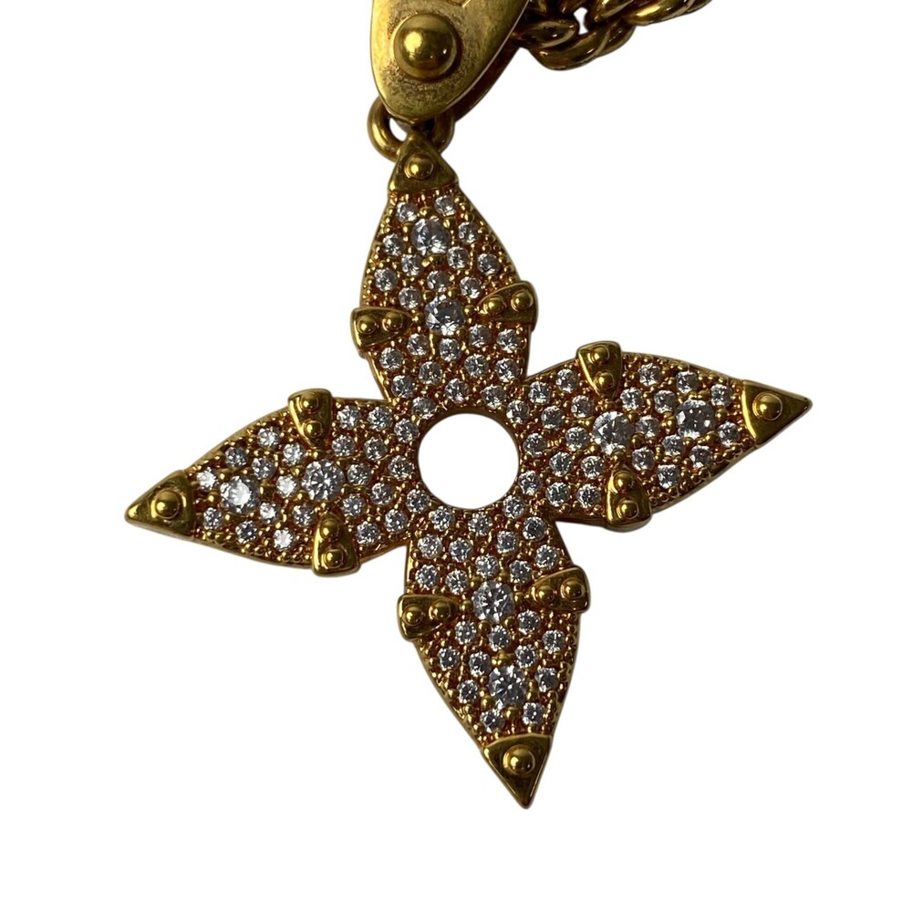 LOUIS VUITTON Gold Necklace - Picture 4 of 9